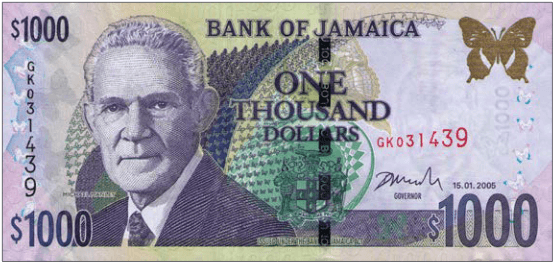 1000 jamaican dollar to usd