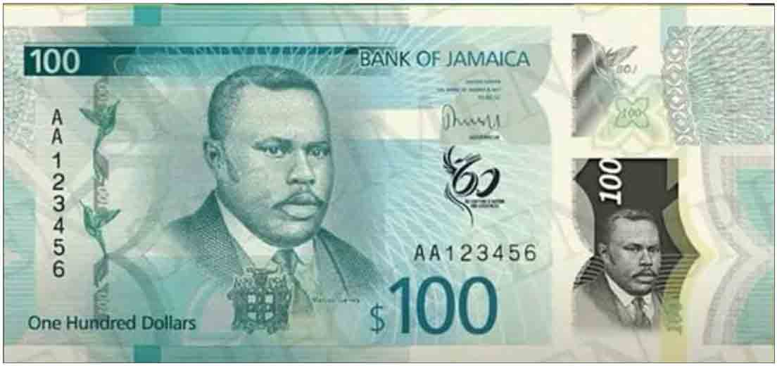 50 cents Jamaican Dollars banknote Marcus Garvey - Exchange for cash